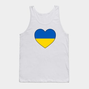 Heart - Ukraine Tank Top